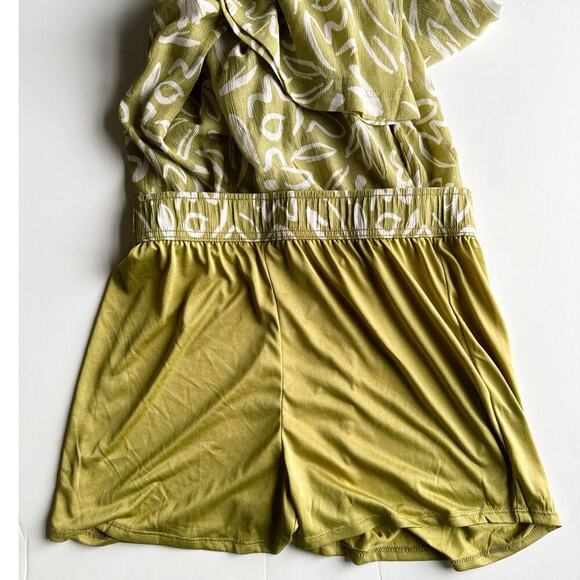 NWT Wantable Be Cool Floral Pants in Lime Print Women’s M - Picture 8 of 8